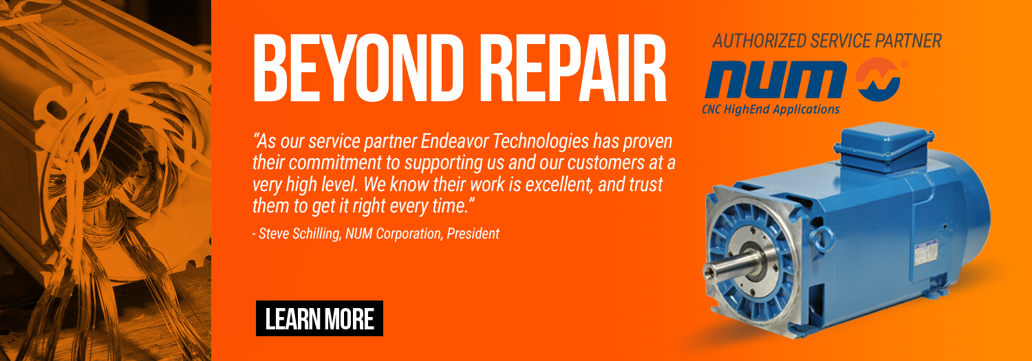 Endeavor Technologies - Beyond Repair - NUM authorized service partner